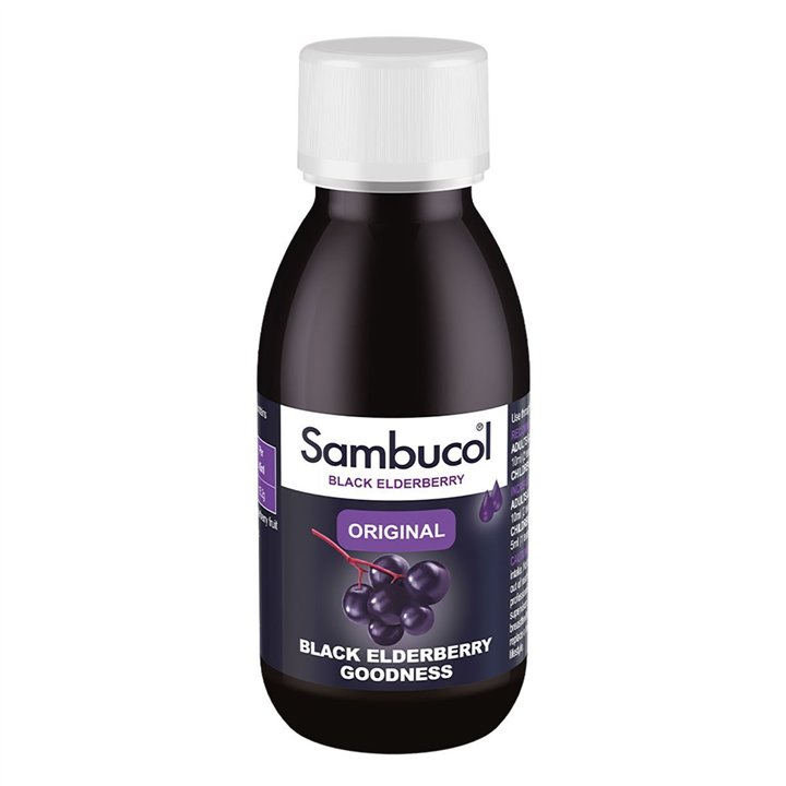 Sambucol, Original, Black Eldeberry Extract, Supports The Immune System, Syrup, 120 ml - Teknashop Ltd
