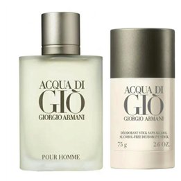Set Giorgio Armani: Acqua di Gio, Eau De Toilette, For Men, 100 ml + Acqua di Gio, Anti-Perspirant, Deodorant Stick, For Men, 75