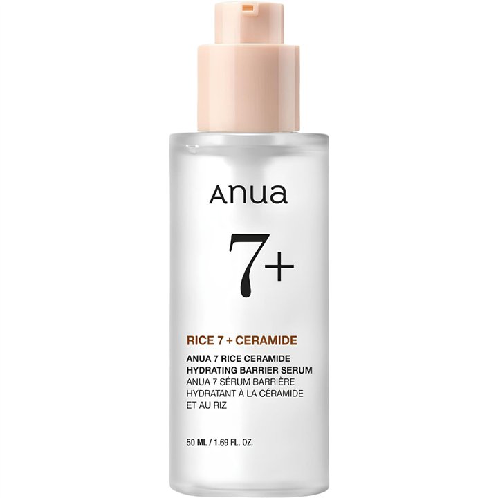 Anua, Rice 7+, Ceramide, Hydrating, Serum, For Face, 50 ml - Teknashop Ltd