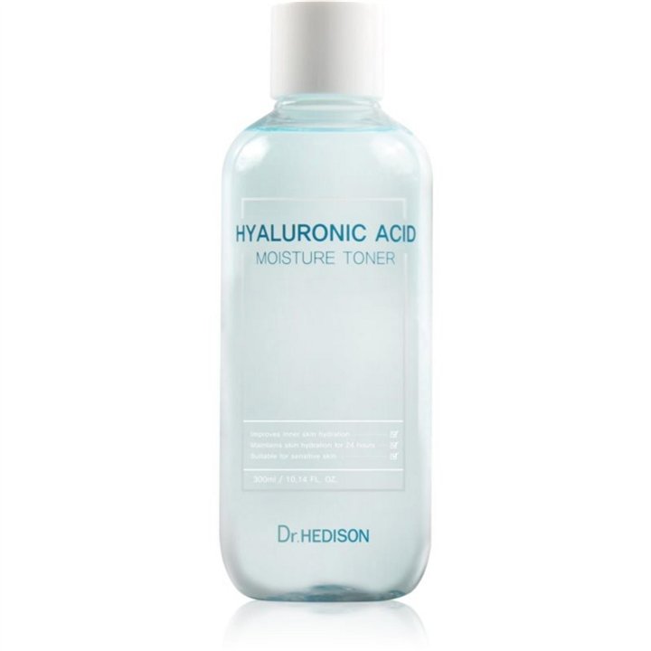 Dr. Hedison, Hyaluronic Acid, Hydrating, Tonic Lotion, For Face, 300 ml - Teknashop Ltd