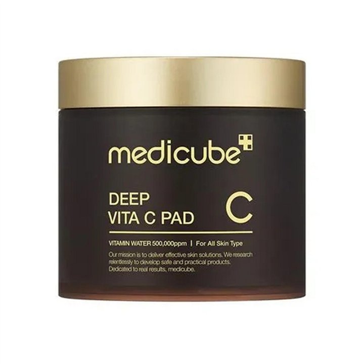 Medicube, Deep Vita C Glutathione Brightening Mask, Brightening, Cleansing Pads, 70 pcs - Teknashop Ltd
