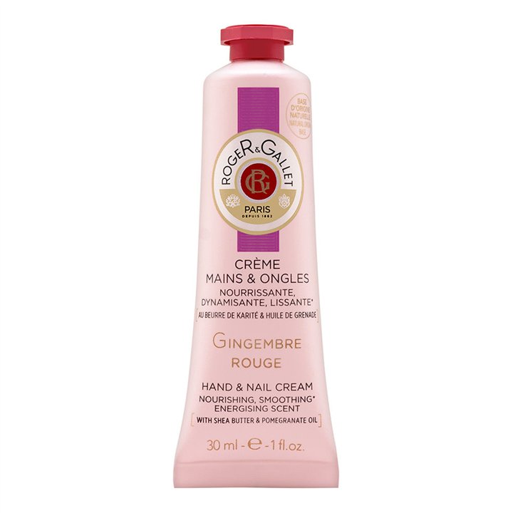 Roger & Gallet, Gingembre Rouge, Hydrating, Hand & Nail Cream, 30 ml - Teknashop Ltd