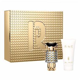 Set Paco Rabanne: Fame, Eau De Parfum, For Women, 50 ml + Fame, Hydrating, Body Lotion, 75 ml - Teknashop Ltd