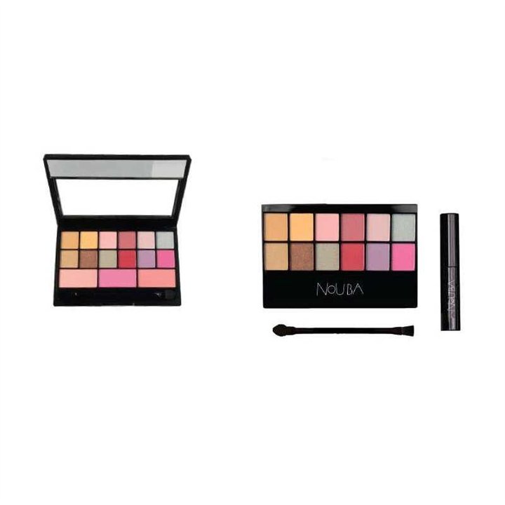 Trousse 237 Set Nouba: Nouba, Multi-use, Face Palette, 12 Shades, 36 g + Nouba, Volum, Mascara - Teknashop Ltd