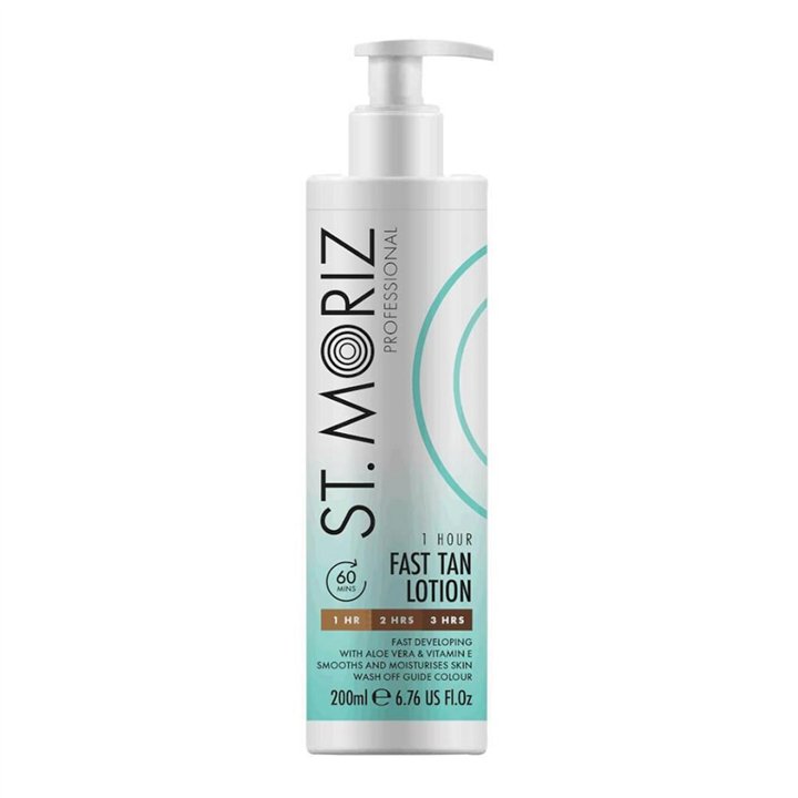 St. Moriz, Fast Tan Lotion, Self -Tanning Lotion, For Face, 200 ml - Teknashop Ltd