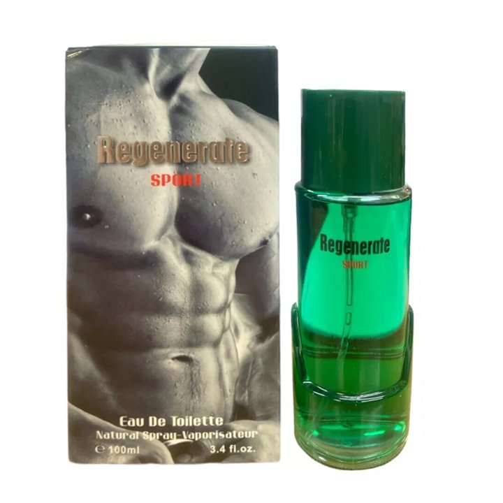 Fine Perfumery, Regenerate Sport Green, Eau De Toilette, For Men, 100 ml - Teknashop Ltd