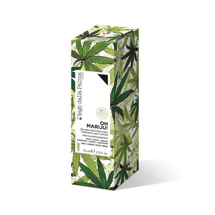 Diego Dalla Palma, Oh Mariju!, Vegan, Moisturizing, Cream, For Face & Body, 75 ml - Teknashop Ltd