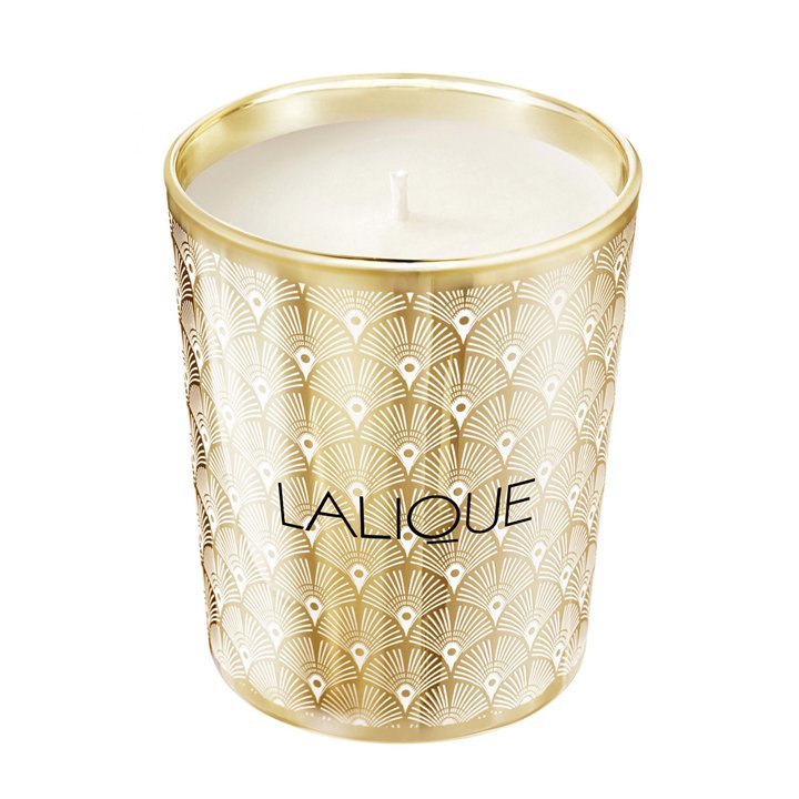 Lalique, Noir Premier - Plume Blanche 1901, Floral Woody Musk, Scented Candle, 190 g - Teknashop Ltd