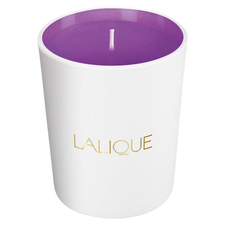 Lalique, Les Compositions Parfumees - Electric Purple, Woody Fruity, Scented Candle, 190 g - Teknashop Ltd