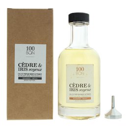 100 Bon, Cedre & Iris Soyeux, Eau De Parfum, Unisex, Refill, 200 ml - Teknashop Ltd