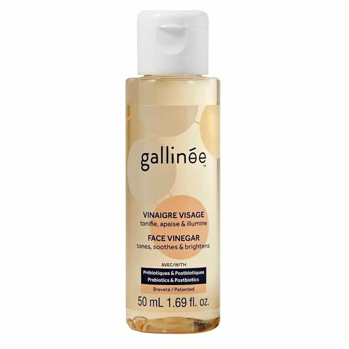 Gallinee, Microbiome Skincare, Apple Cider Vinegar, Tones/Soothes & Brightens, Tonic Lotion, For Face, 50 ml - Teknashop Ltd