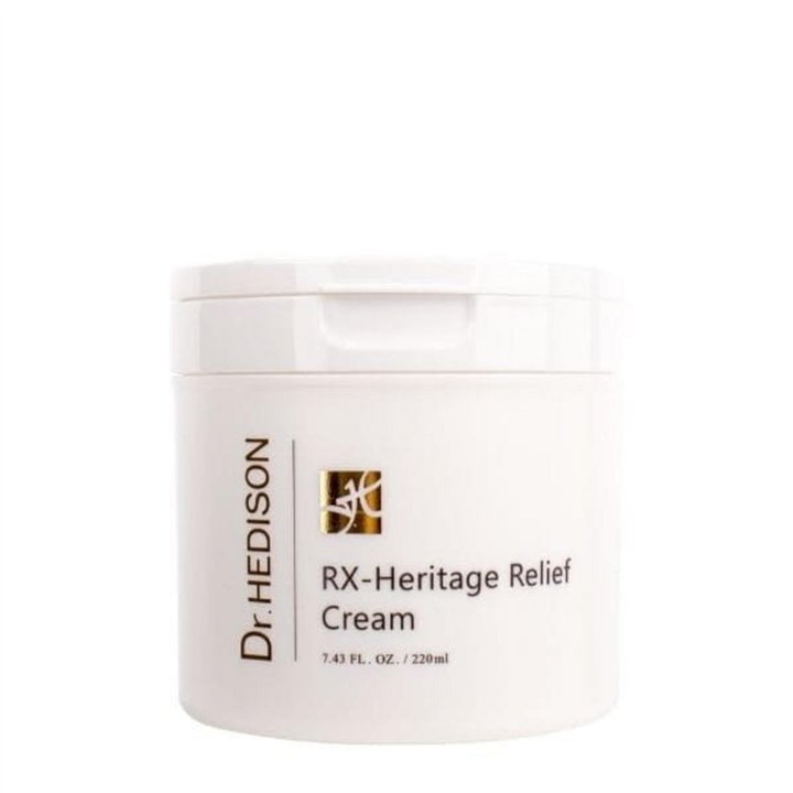 Dr. Hedison, RX-Heritage, Glycerin, Hydrating, Cream, For Face, 220 ml - Teknashop Ltd