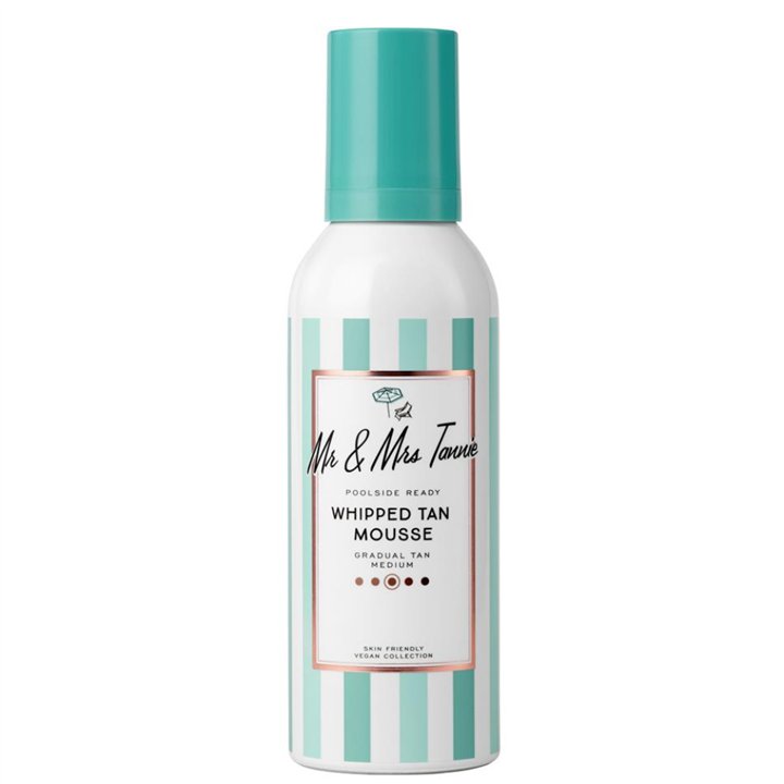 Mr & Mrs Tannie, Body Whipped Tan, Aloe Vera, Moisturizing, Self-Tanning Mousse, 200 ml - Teknashop Ltd