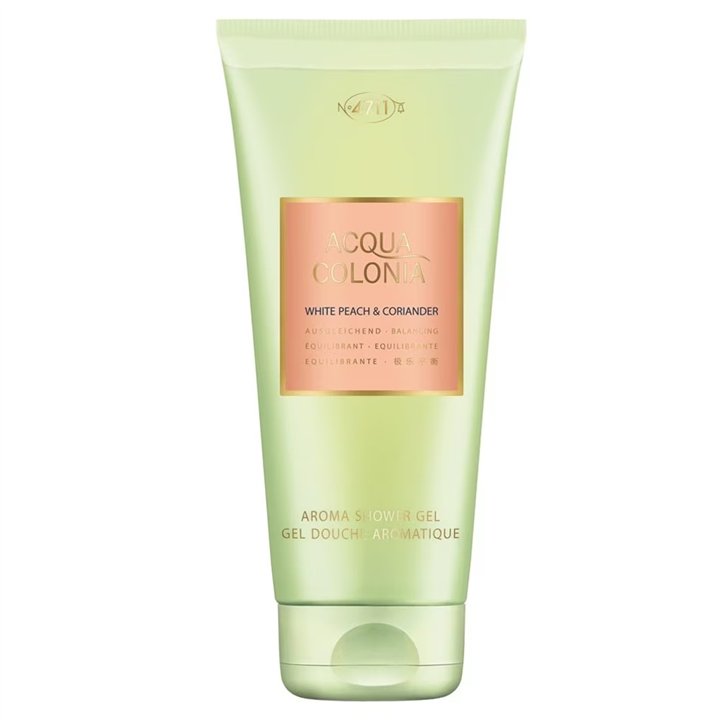 4711, Acqua Colonia, White Peach & Coriander, Moisturizing, Shower Gel, Body, All Skin Types, 200 ml - Teknashop Ltd