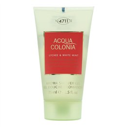 4711, Acqua Colonia, Lychee & White Mint, Moisturizing, Shower Gel, Body, All Skin Types, 75 ml - Teknashop Ltd