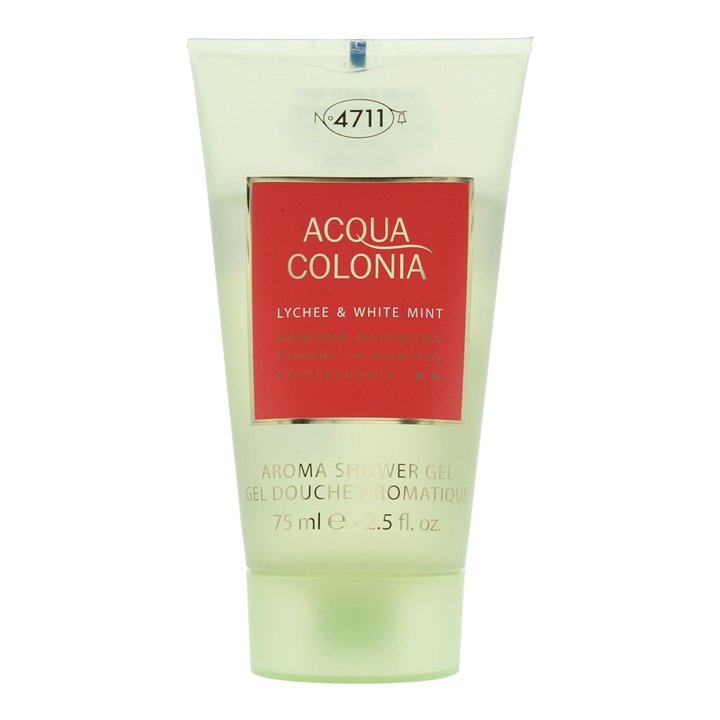 4711, Acqua Colonia, Lychee & White Mint, Moisturizing, Shower Gel, Body, All Skin Types, 75 ml - Teknashop Ltd