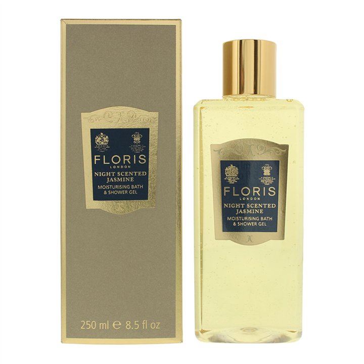 Floris Of London, Night Scented Jasmine, Cleansing, Shower Gel, All Skin Types, 250 ml - Teknashop Ltd