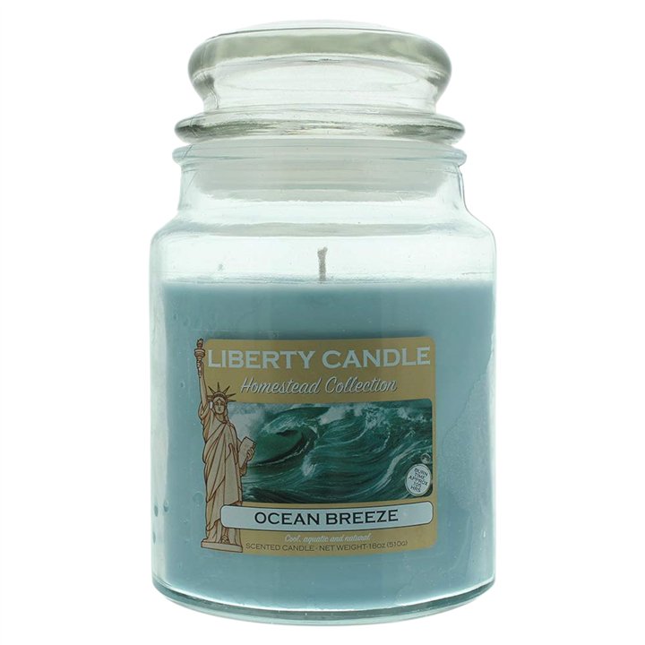 Liberty Candle, Ocean Breeze, Cool, Scented Candle, 510 g - Teknashop Ltd