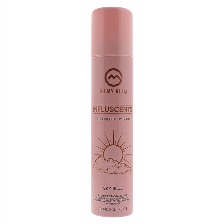 Oh My Glam, Influscents Sky Blue, Body Spray, 100 ml - Teknashop Ltd