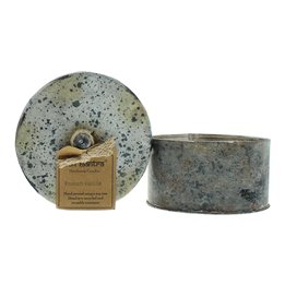 Bali Mantra, Victorian Tin Round French Vanilla, Scented Candle, 280 g - Teknashop Ltd