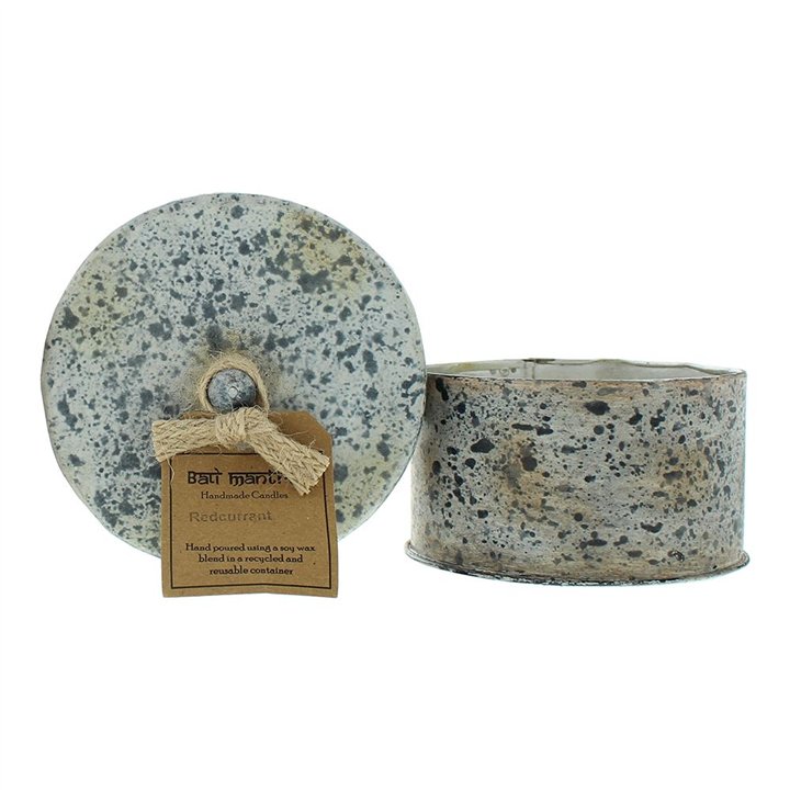 Bali Mantra, Victorian Tin Round Redcurrant, Scented Candle, 280 g - Teknashop Ltd