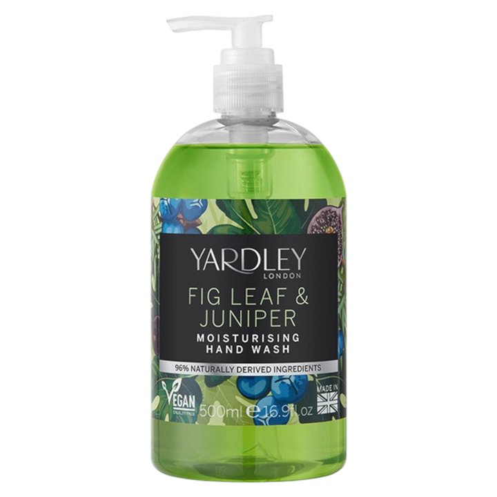 Yardley, Fig Leaf & Juniper Milk, Moisturizing, Hand Gel, 500 ml - Teknashop Ltd