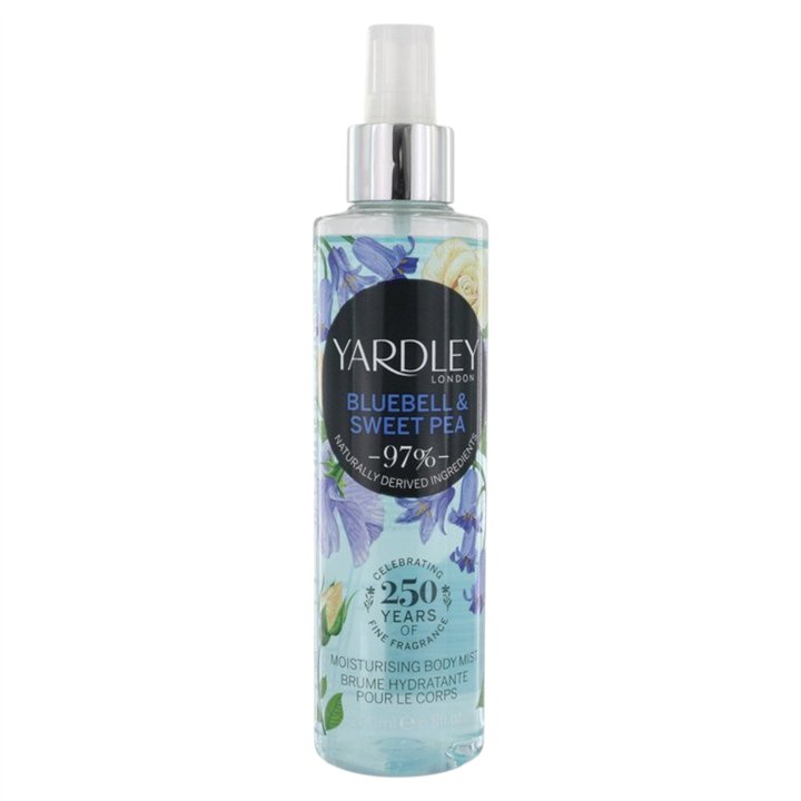 Yardley, Bluebell and Sweetpea, Scented Spray, For Women, 200 ml - Teknashop Ltd