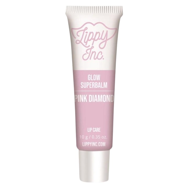 Lippy Inc., Glow Superbalm Pink Diamond, Lip Balm, Pink Diamond, 10 g - Teknashop Ltd