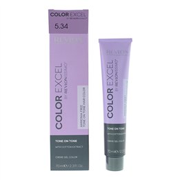 Revlon, Color Excel, Demi-Permanent Hair Dye, 5.34 Light Golden Copper Brown, 70 ml - Teknashop Ltd