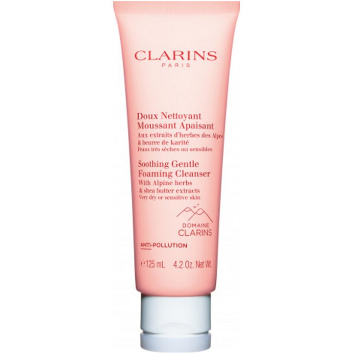 Clarins, Gentle Soothing, Anti-Pollution, Cleansing Foaming Cream, 125 ml - Teknashop Ltd