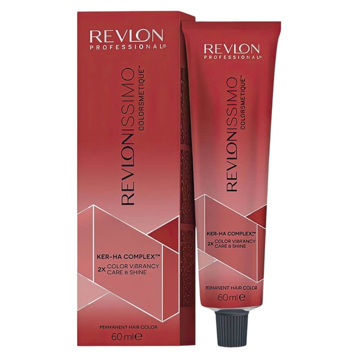 Revlon, Revlonissimo Colorsmetique, Permanent Hair Dye, 5.65 Light Mahogany Red Brown, 60 ml - Teknashop Ltd
