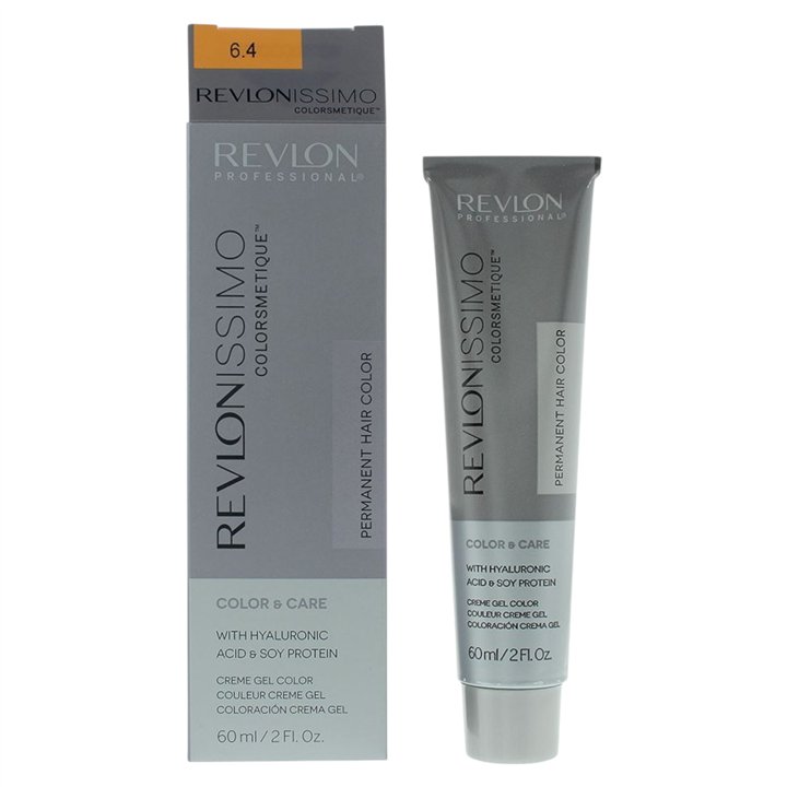 Revlon, Colorsmetique, KER-HA Complex™, Permanent Hair Dye, 6.4 Dark Copper Blonde, 60 ml - Teknashop Ltd