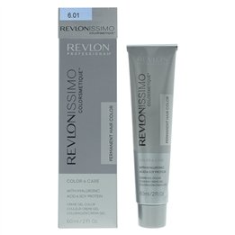 Revlon, Revlonissimo Colorsmetique, Carmel, Permanent Hair Dye, 6.01 Dark Natural Ash Blonde, 60 ml - Teknashop Ltd