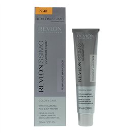 Revlon, Revlonissimo Colorsmetique, Permanent Hair Dye, 77.40 Intense Light Copper Hair Colour, 60 ml - Teknashop Ltd