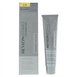 Revlon, Revlonissimo Colorsmetique, Permanent Hair Dye, 6.35 Dark Amber Blonde, 60 ml - Teknashop Ltd