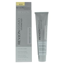 Revlon, Revlonissimo Colorsmetique, Permanent Hair Dye, 10.31 Pale Beige Blonde, 60 ml - Teknashop Ltd