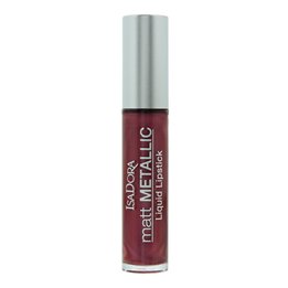 IsaDora, Matt Metallic, Liquid Lipstick, 83, Burgundy Bite, 7 ml - Teknashop Ltd