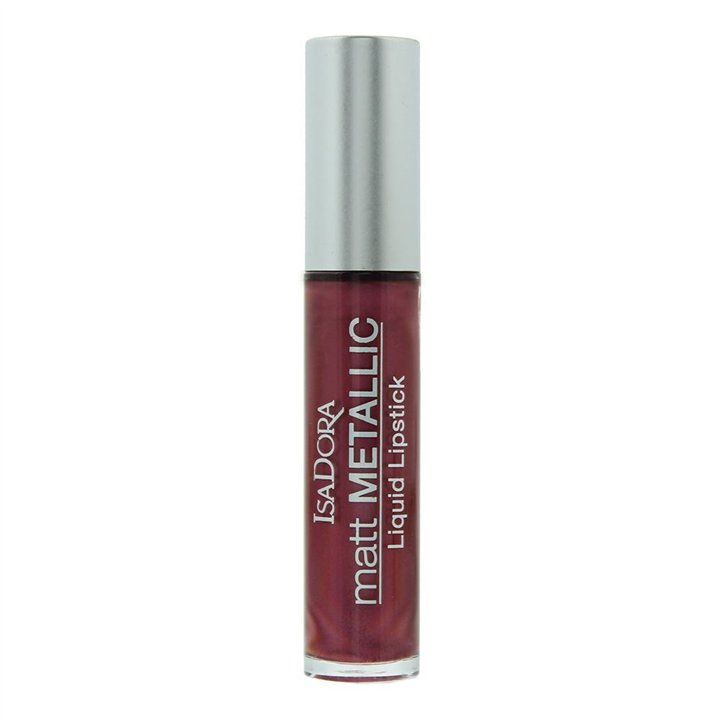 IsaDora, Matt Metallic, Liquid Lipstick, 83, Burgundy Bite, 7 ml - Teknashop Ltd