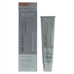 Revlon, Revlonissimo Colorsmetique, Permanent Hair Dye, 7.24 Coppery Pearl Blonde, 60 ml - Teknashop Ltd