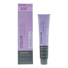 Revlon, Color Excel, Demi-Permanent Hair Dye, 55.60 Intense Dark Red, 70 ml - Teknashop Ltd