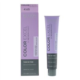 Revlon, Color Excel, Demi-Permanent Hair Dye, 4.65 Medium Red Mahogany Brown, 70 ml - Teknashop Ltd