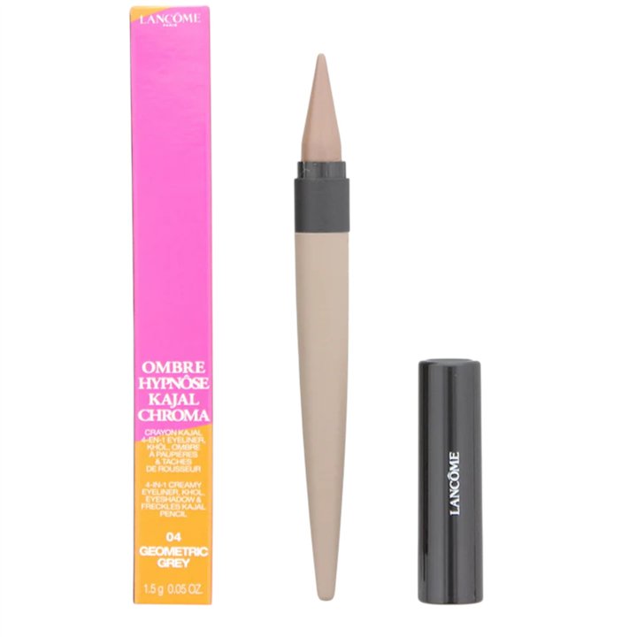 Lancome, Ombre Hypnose, Intense Color Payoff, Eyeshadow & Kajal Eyeliner 2-In-1, 04, Geometric Gray, 1.5 g - Teknashop Ltd