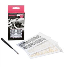 Lottie London, Paint by Numbers, Nail Stickers, 9 pcs - Teknashop Ltd