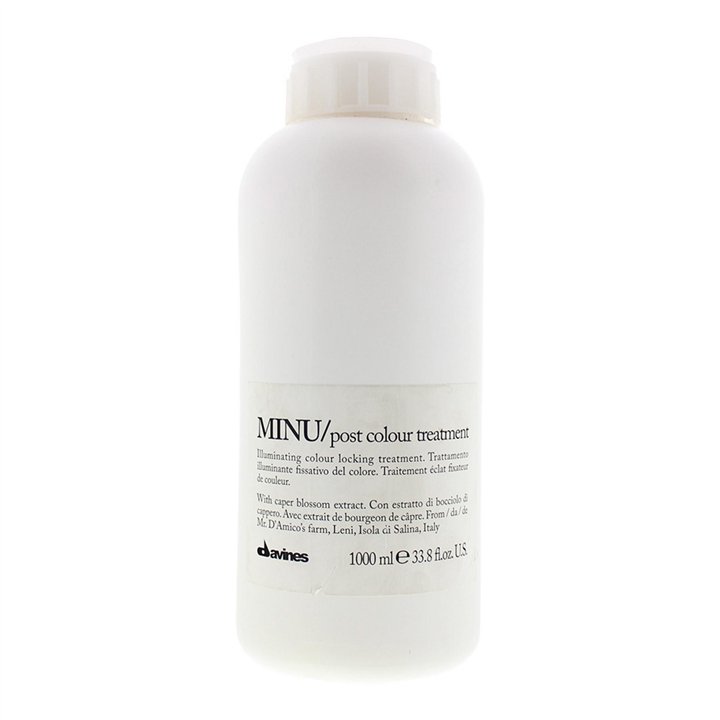 Davines, Minu, Hair Treatment Conditioner, Illuminating, All Hair Types, 1000 ml - Teknashop Ltd