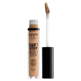 Nyx, Can't Stop Won't Stop, Cruelty-Free, Full Coverage, Liquid Concealer, Soft Beige, No, 3.5 ml - Teknashop Ltd