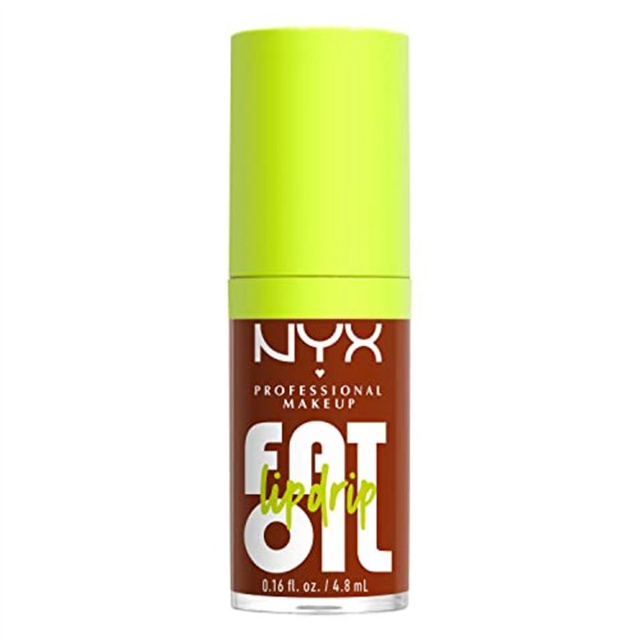 Nyx, Fat Oil Lip Drip, Vegan, Glossy, Lip Oil, Not Found, Scrollin, 4.8 ml - Teknashop Ltd
