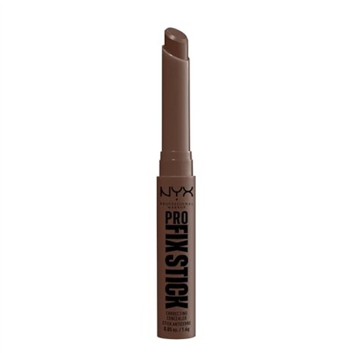 Nyx, Pro Fix Stick Correcting, Vegan, Correct, Conceal, Brighten, Pencil Concealer, 17, Deep Walnut, 1.6 g - Teknashop Ltd