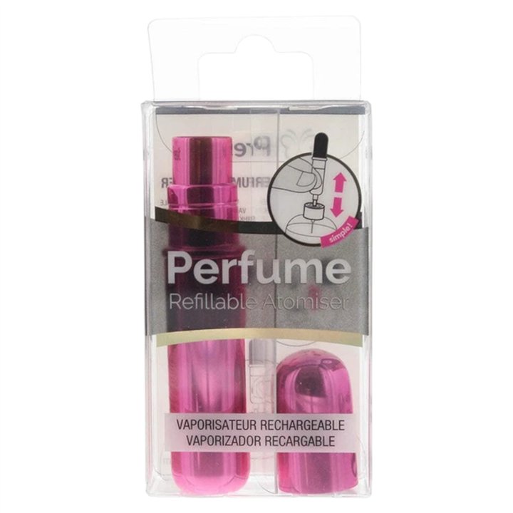 Pressit, Hot Pink, Refillable Atomizer Case, Hot Pink - Teknashop Ltd