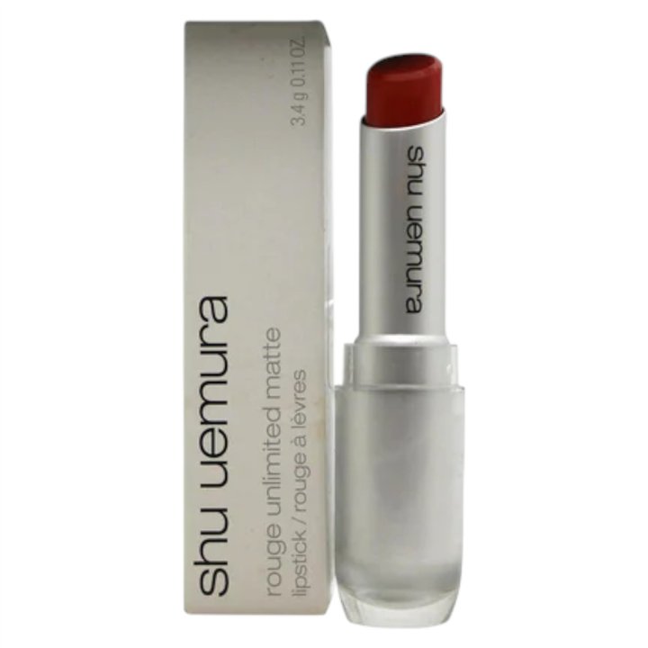 Shu Uemura, Rouge Unlimited, Matte, Cream Lipstick, 592, OR 592, 3.4 g - Teknashop Ltd