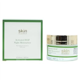 Skin Research, Advanced Epidermal Growth Factor, Hydrating, At Night, Cream, For Face, 50 ml - Teknashop Ltd